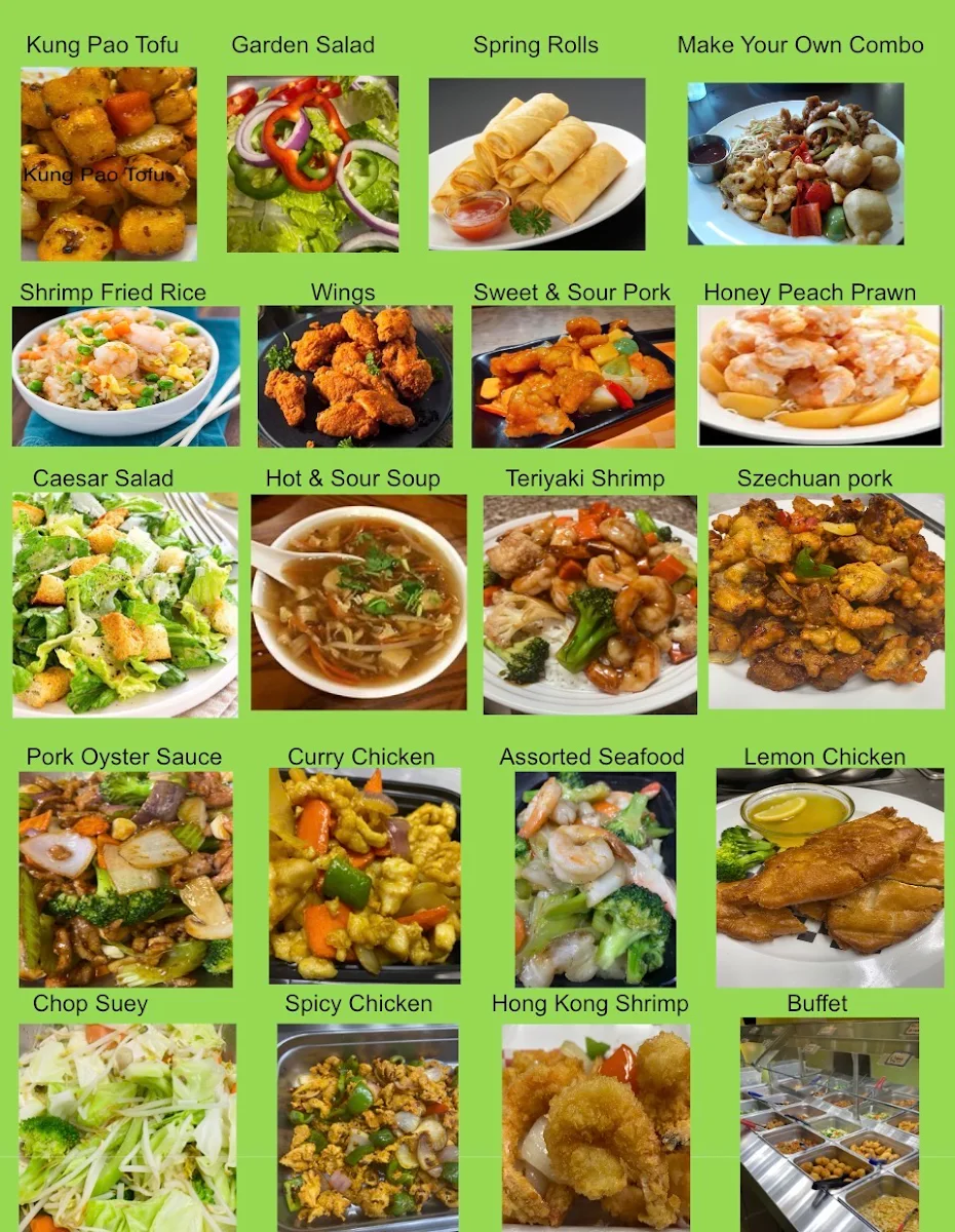Menu, Lucky 15 Restaurant