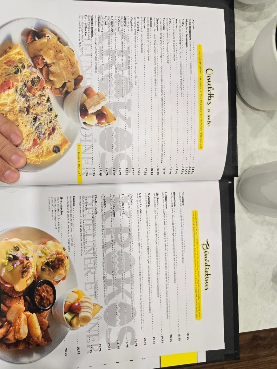 Menu, Krokos