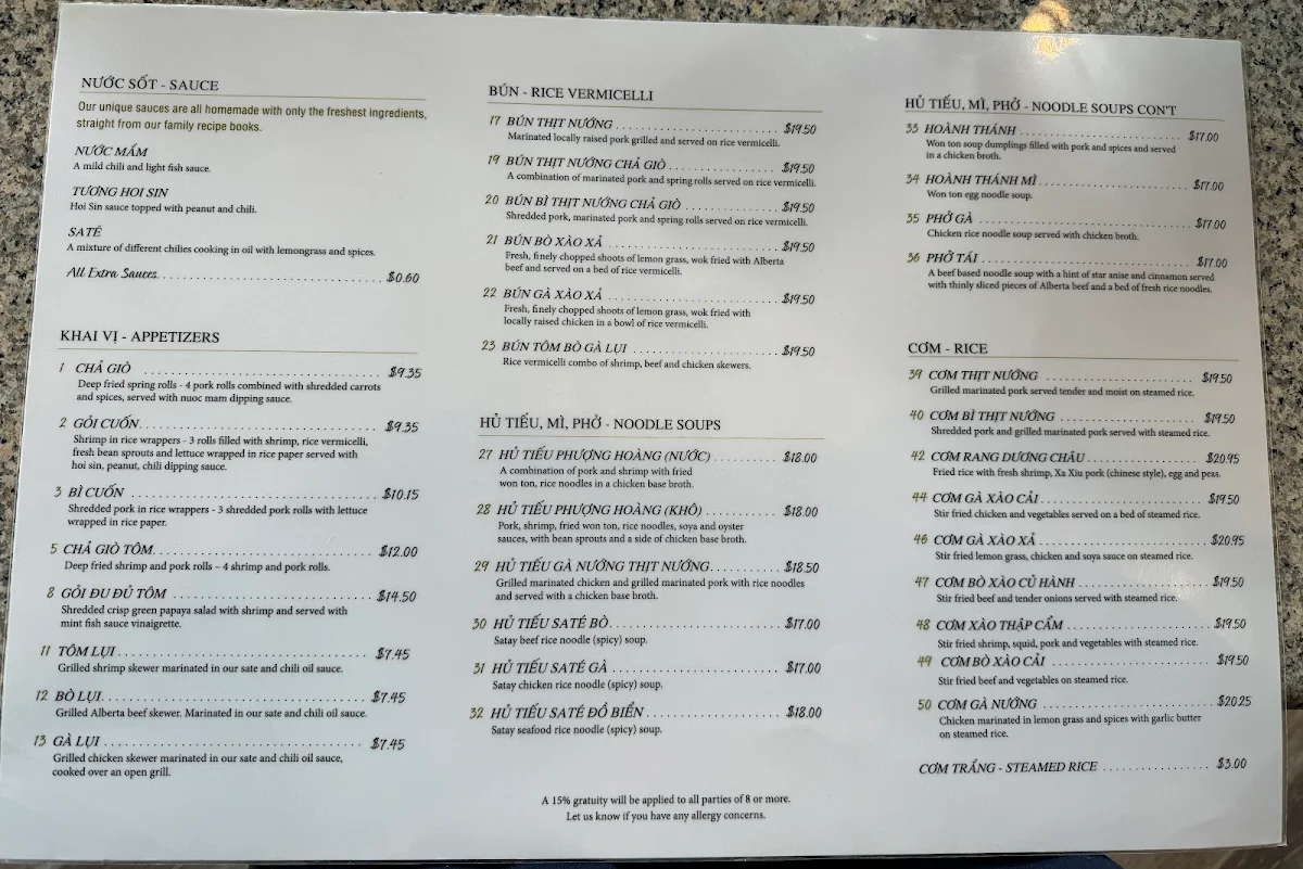 Menu photo 1