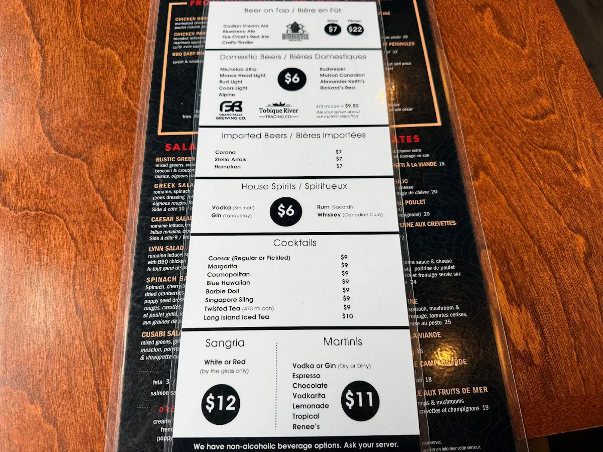 Menu, Le Grand Saut