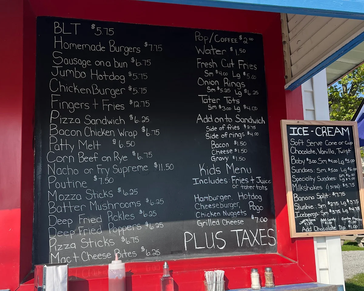 Menu, Flame and Frostbite
