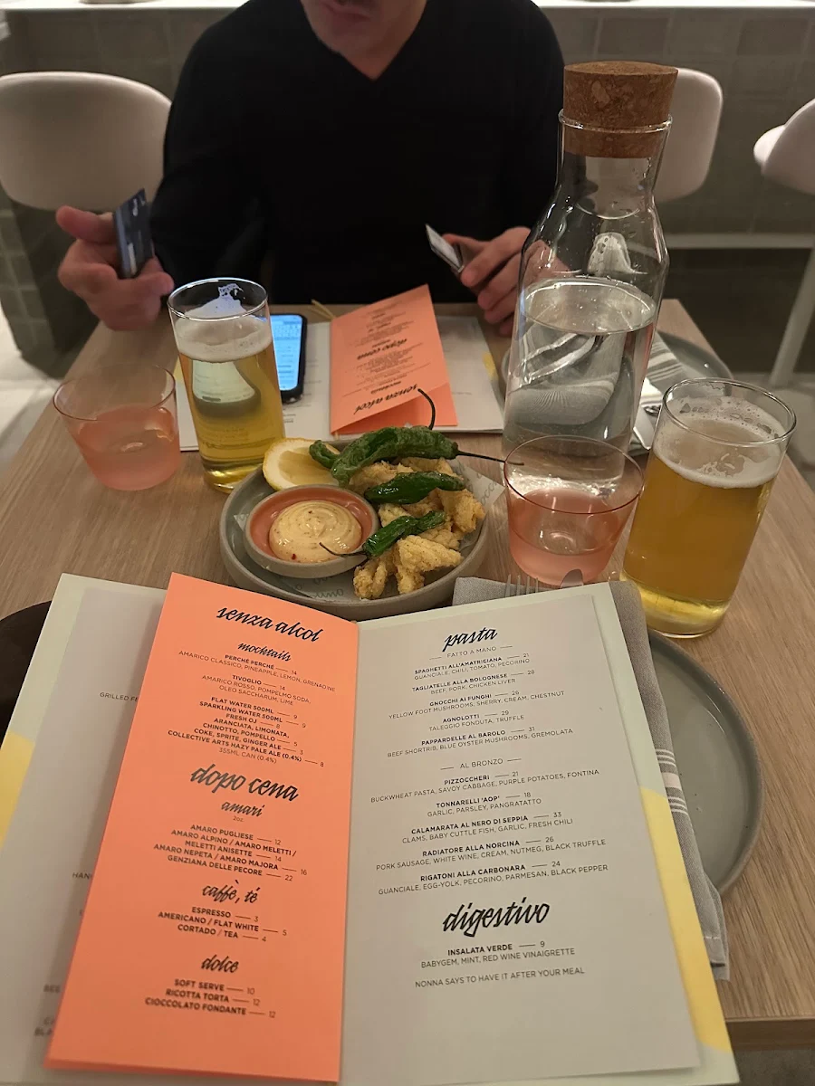 Menu, Occhiolino
