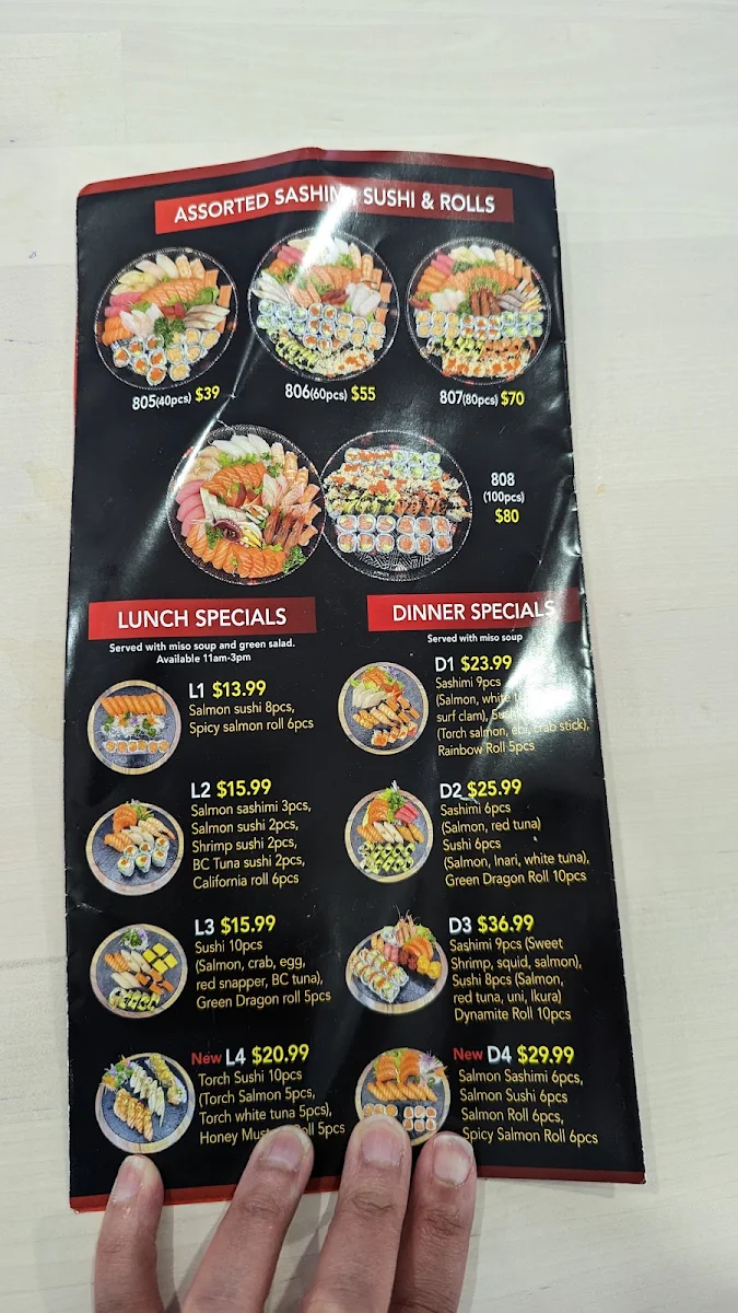 Menu, Hug Sushi Richmond Hill (Sushi Takeout)