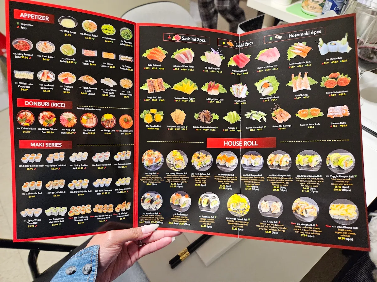 Menu, Hug Sushi Richmond Hill (Sushi Takeout)