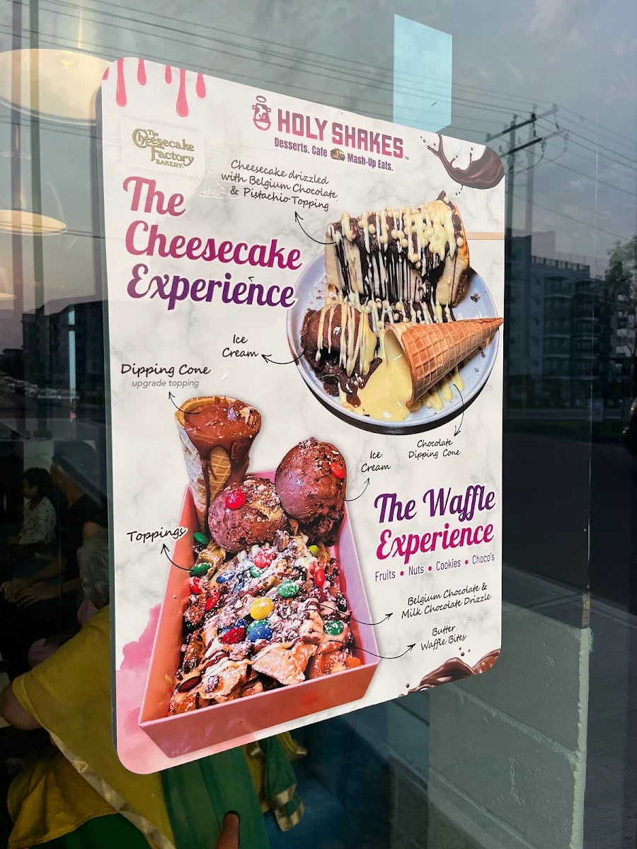 Menu, Holy Shakes Calgary Sage Hill