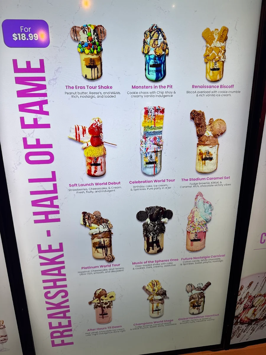 Menu, Holy Shakes Calgary Sage Hill