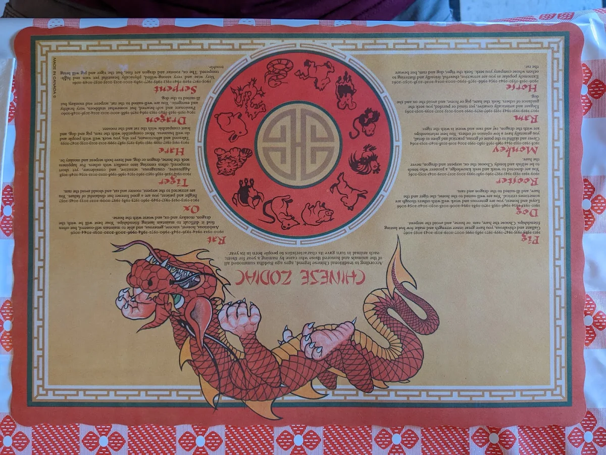 Menu, Three Aces Restaurant