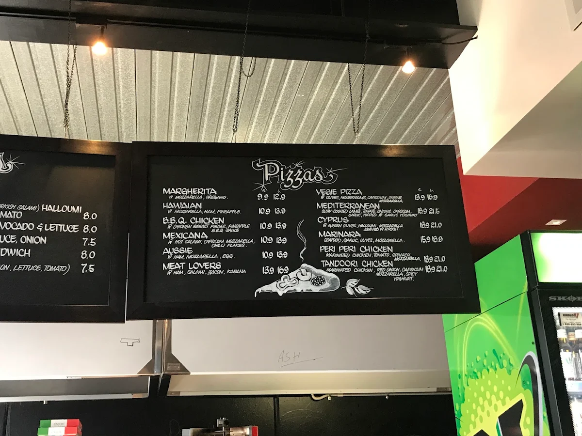 Menu, Bolte Cafe And Kebab
