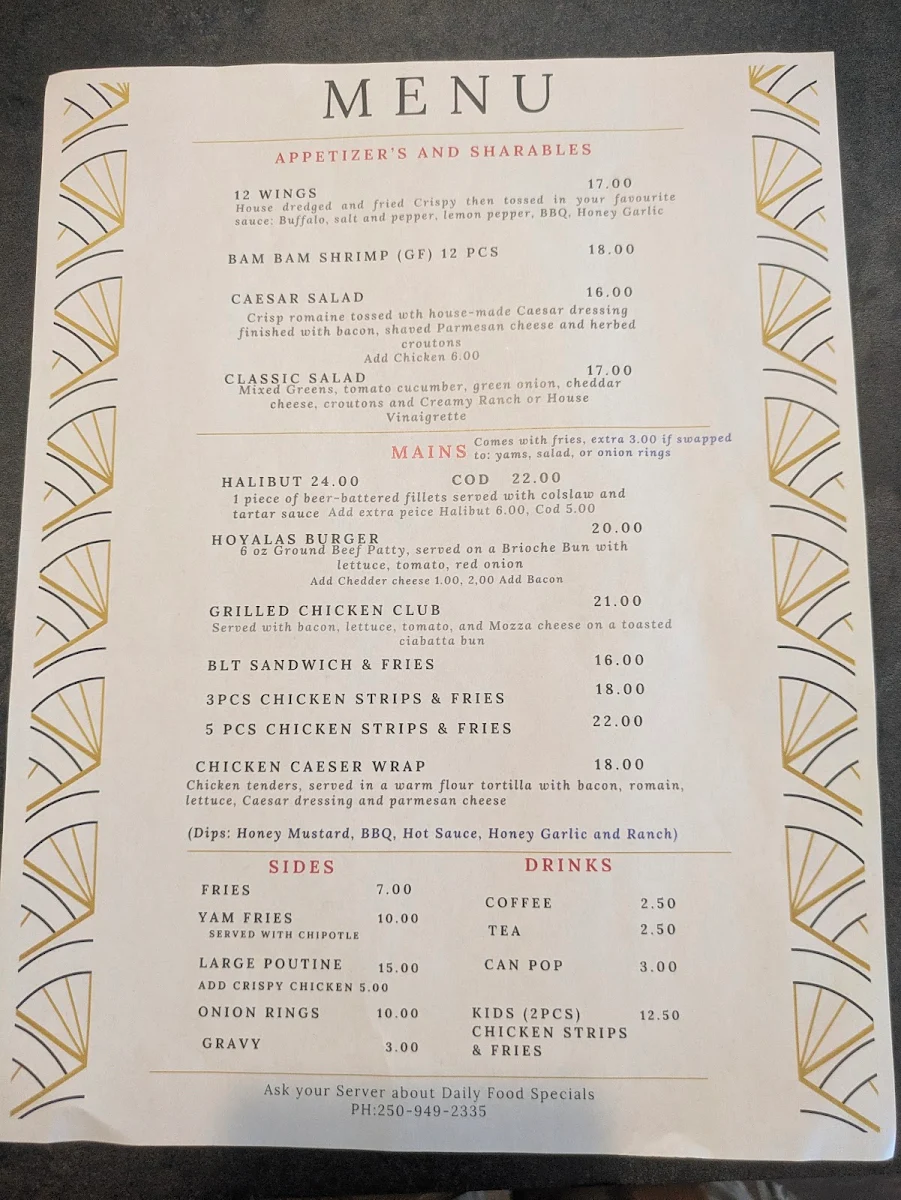 Menu photo 1