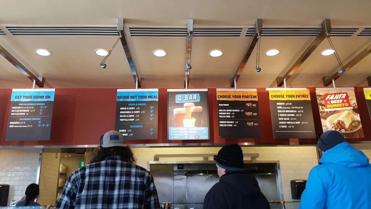 Menu, QDOBA Mexican Eats