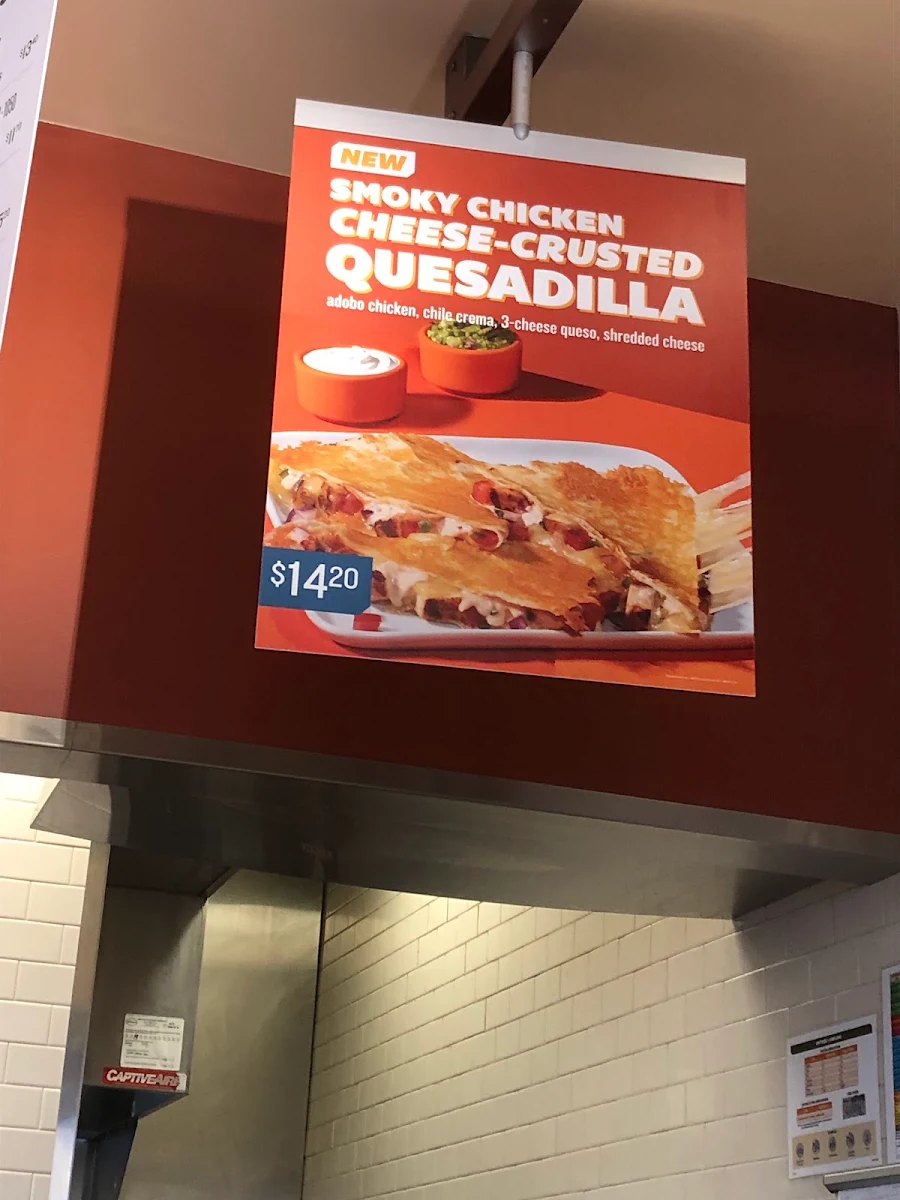 Menu, QDOBA Mexican Eats