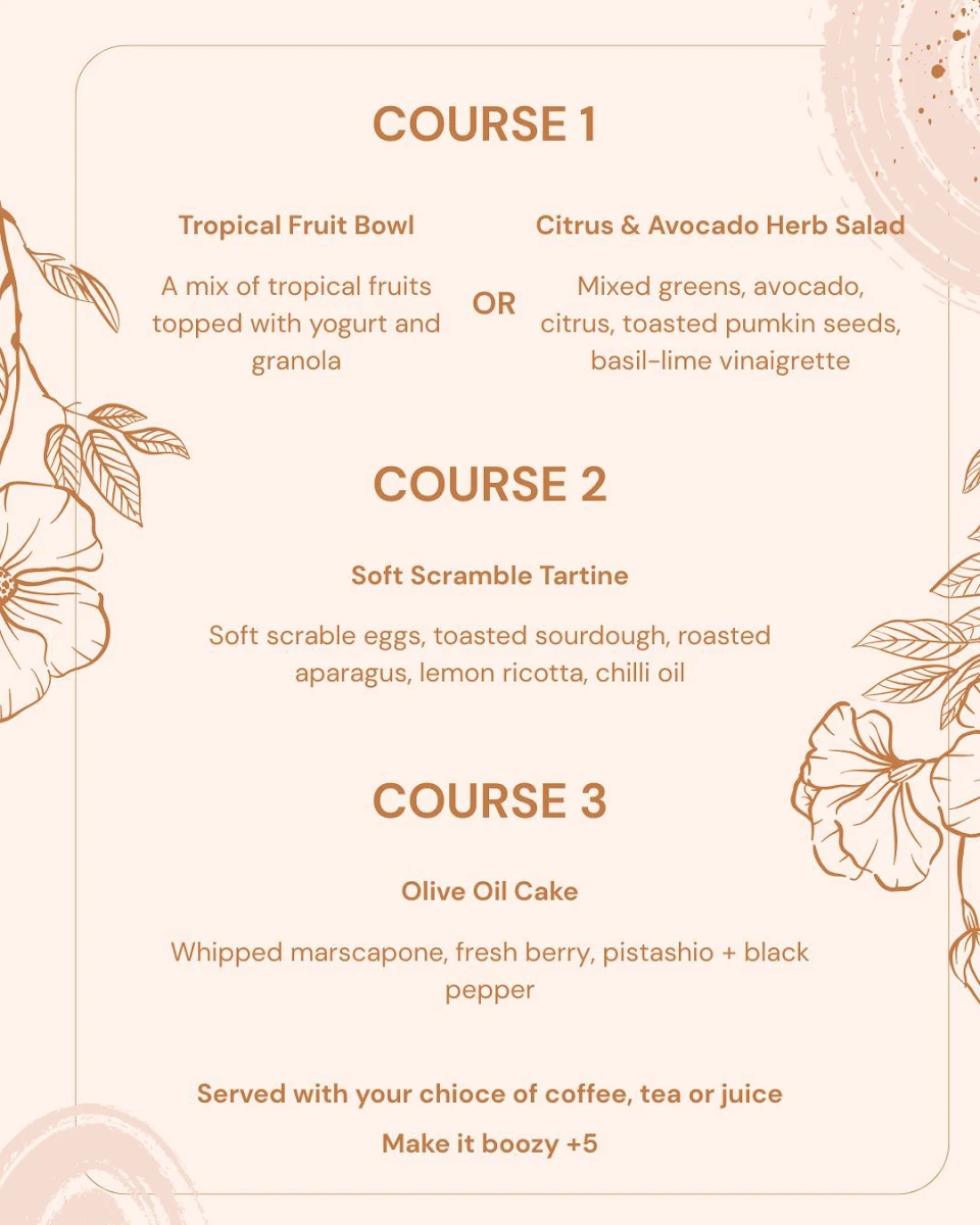 Menu, The Coup