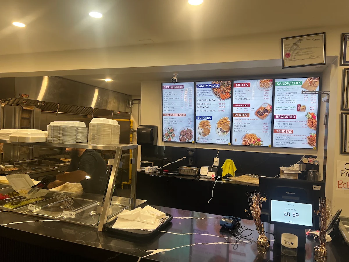 Menu, Oscar Shawarma