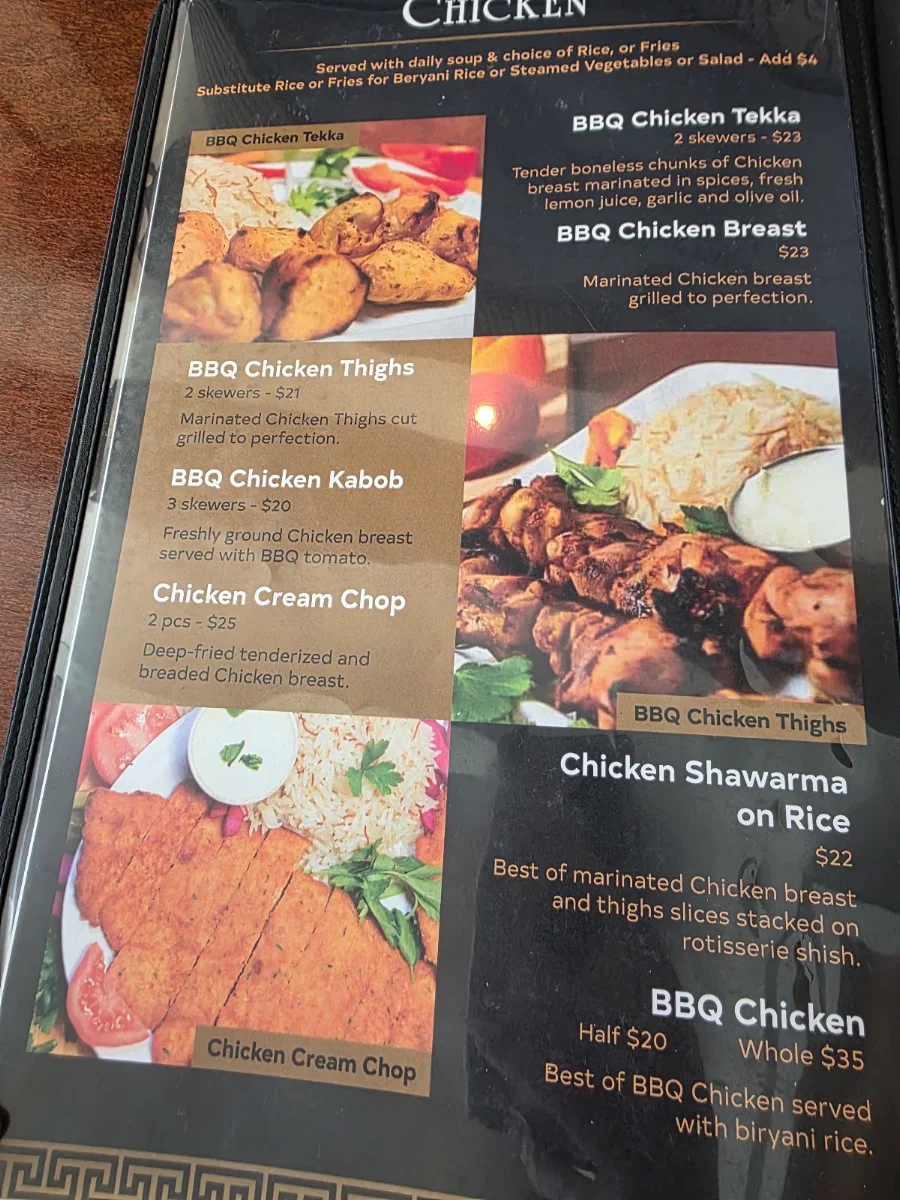 Menu, Windsor Palace Restaurant & Catering - Tecumseh