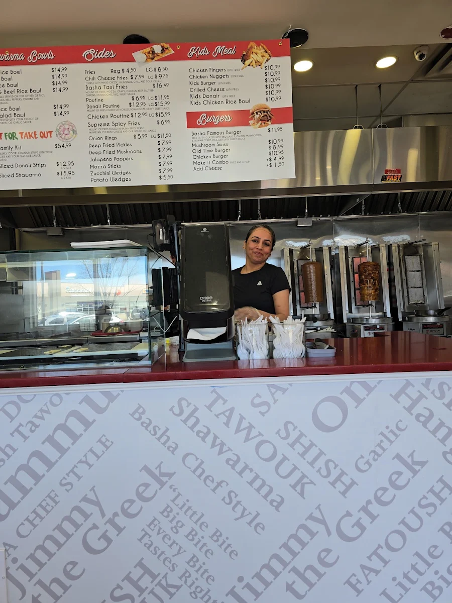 Menu, Basha Donair & Shawarma
