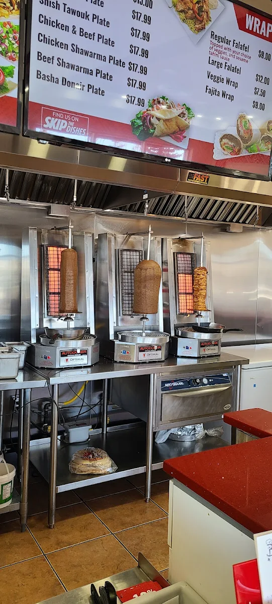 Menu, Basha Donair & Shawarma