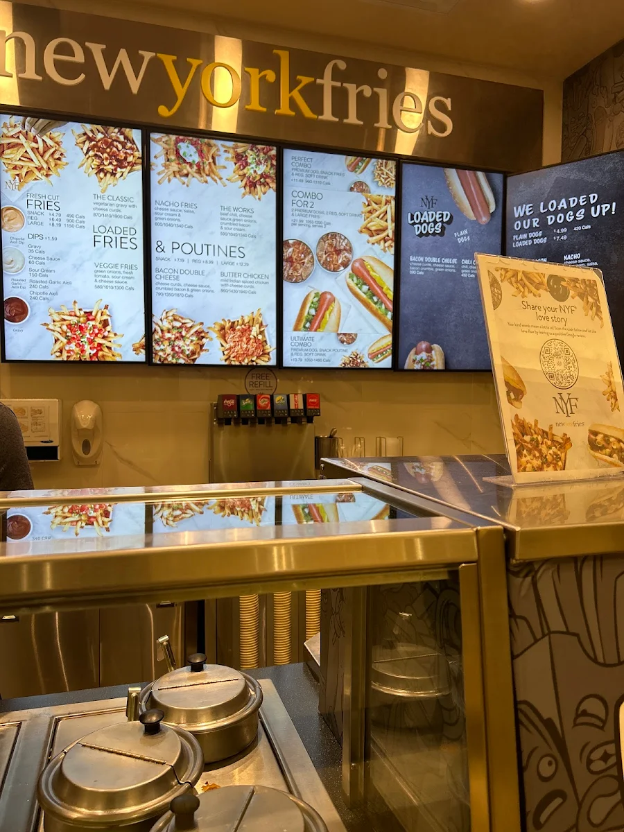 Menu, New York Fries Fairview Mall