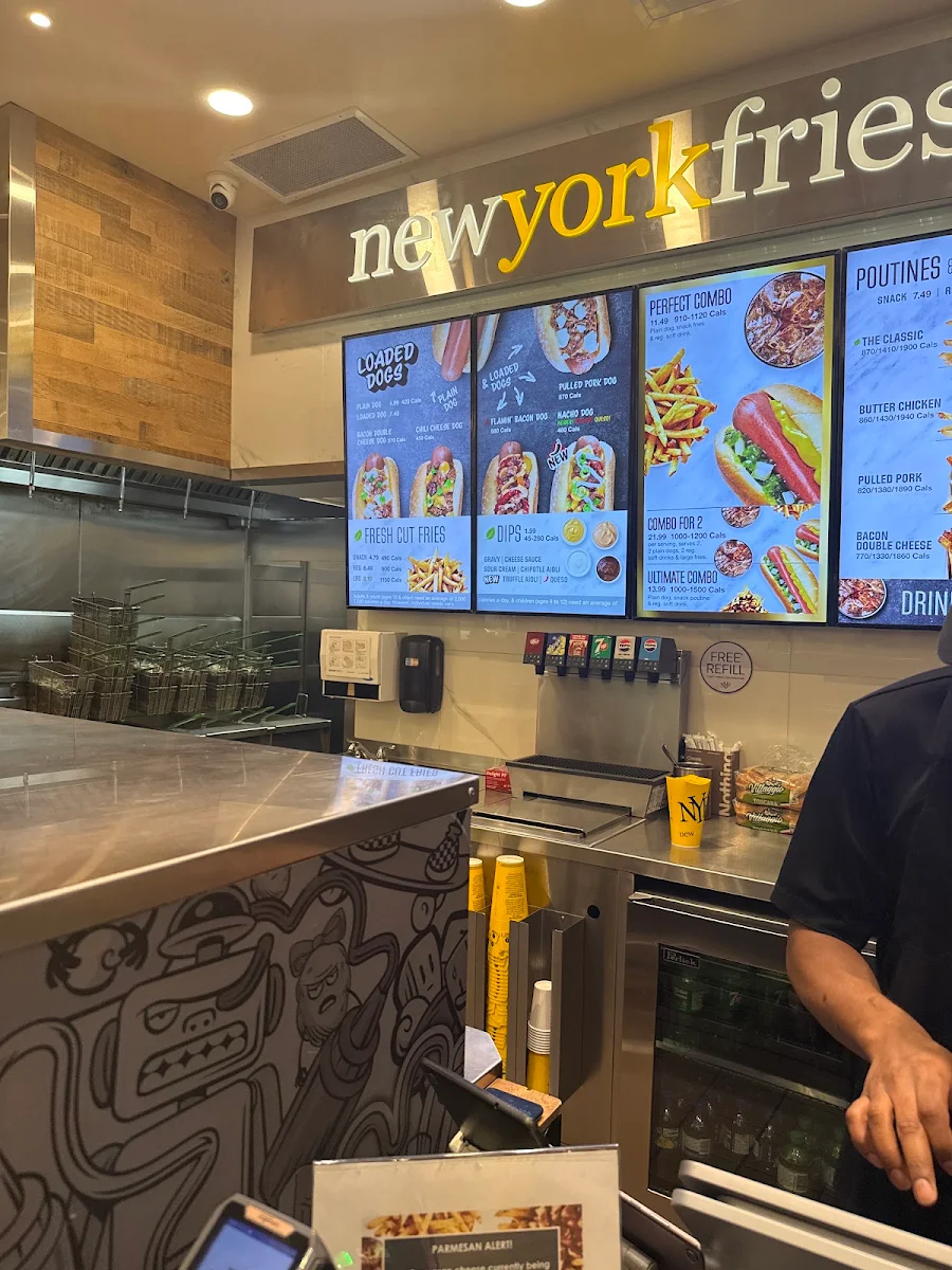 Menu, New York Fries Fairview Mall