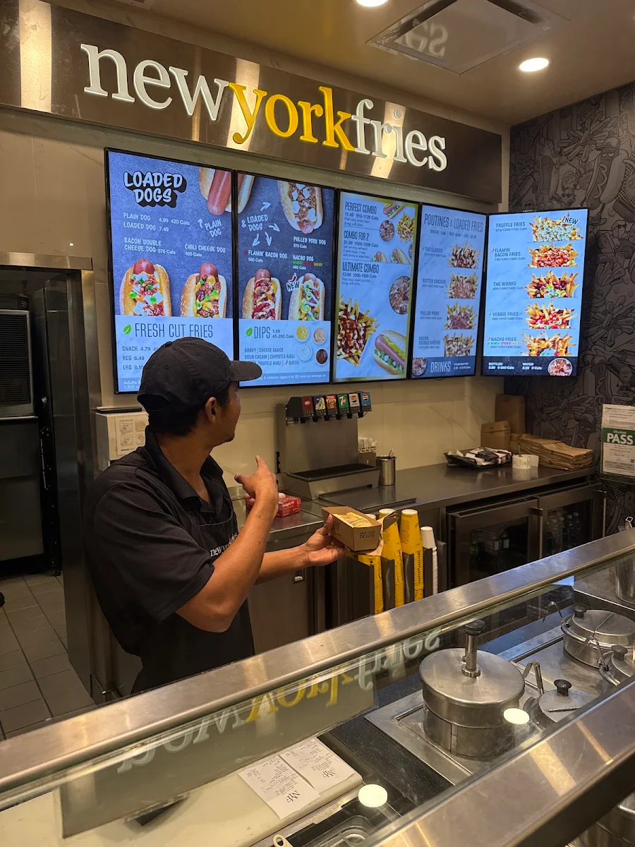 Menu, New York Fries Fairview Mall