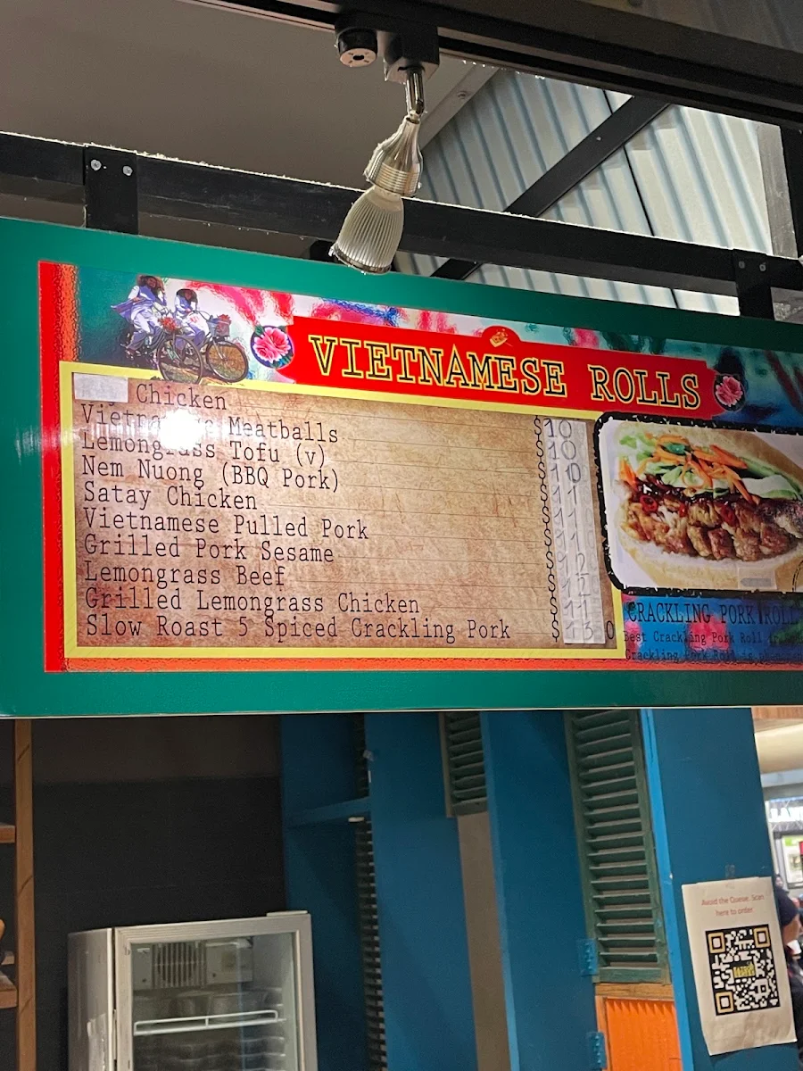 Menu, Viet'z Eatery