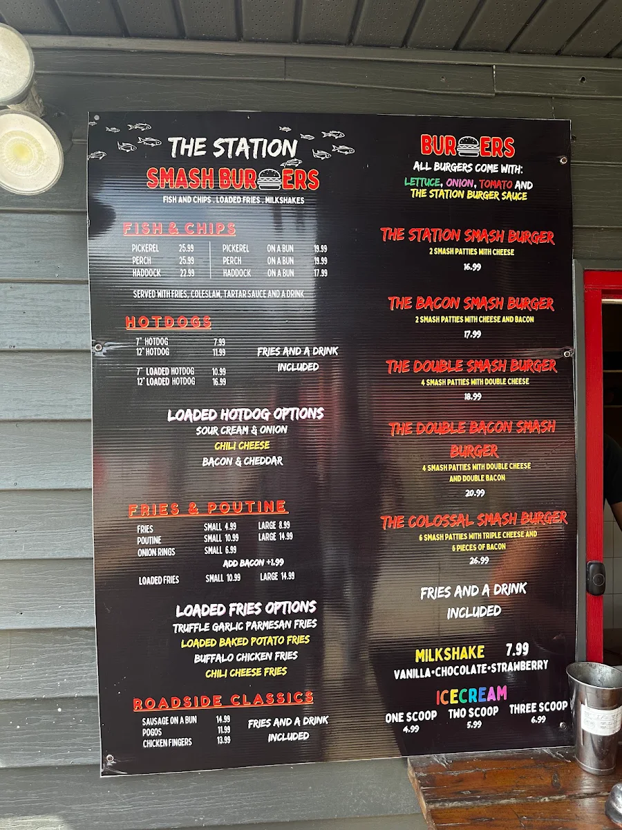 Menu, The Station