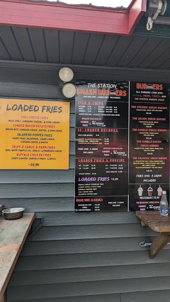 Menu, The Station