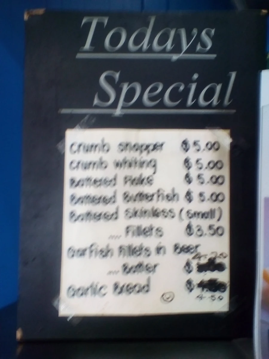 Menu, Renmark Charcoal Chicken