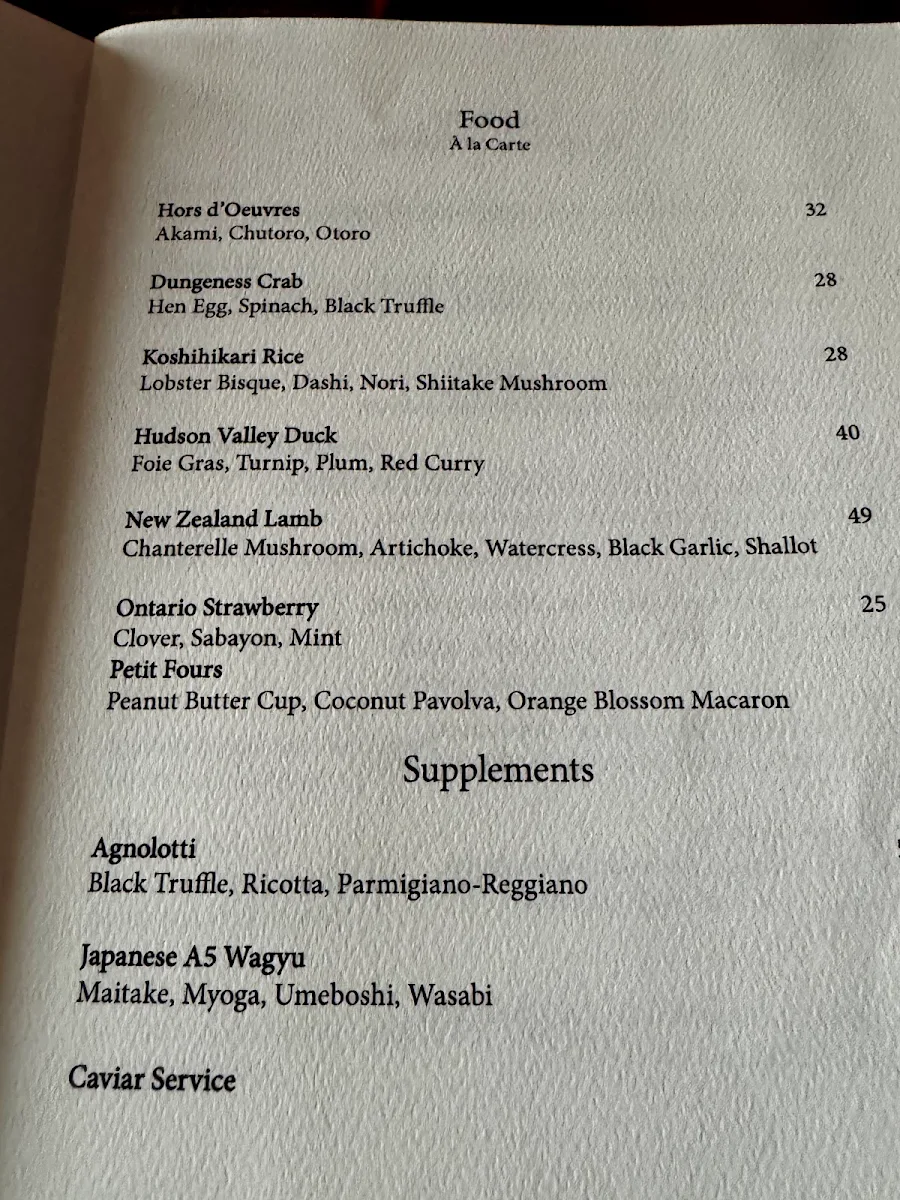 Menu photo 1