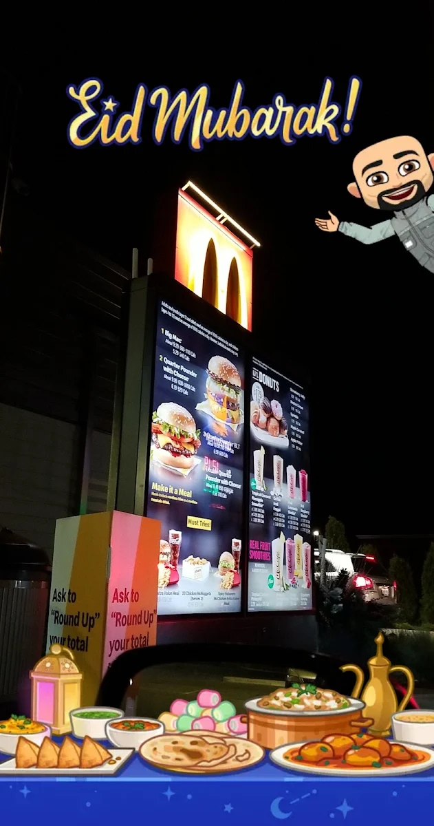 Menu, McDonald's