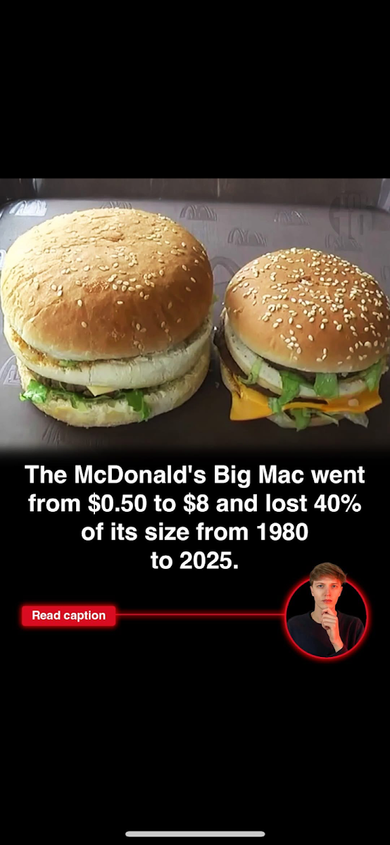Menu, McDonald's