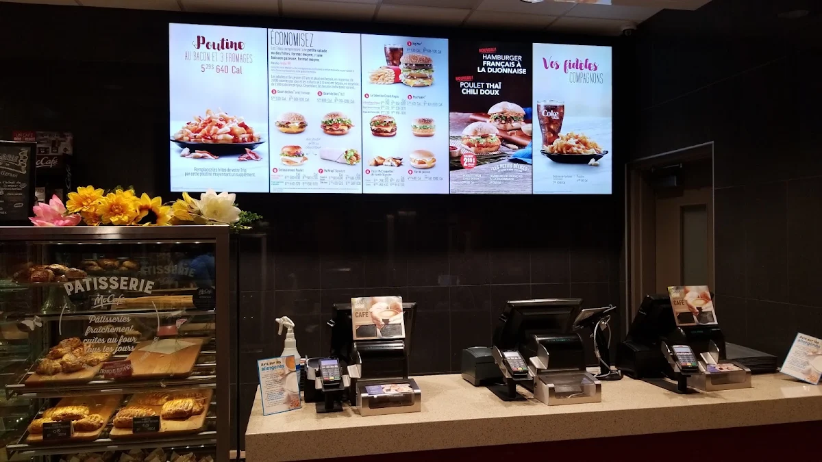 Menu, McDonald's