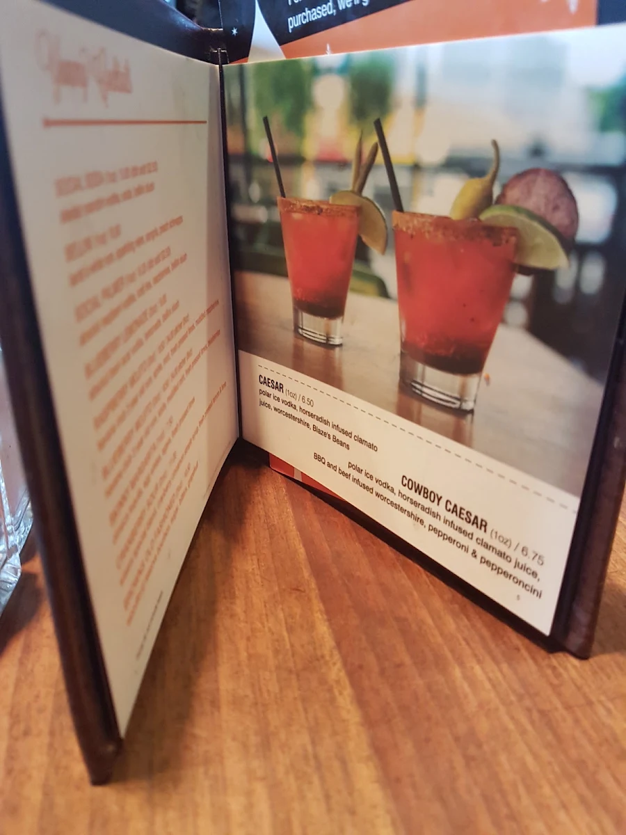 Menu, Browns Socialhouse
