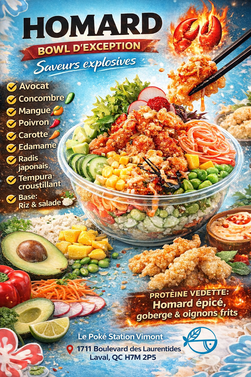 Menu, Le Poke Station Vimont