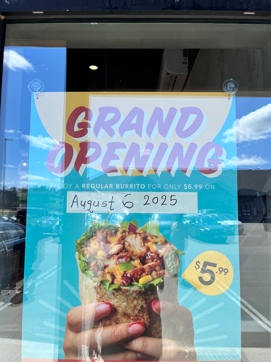 Menu, barBURRITO