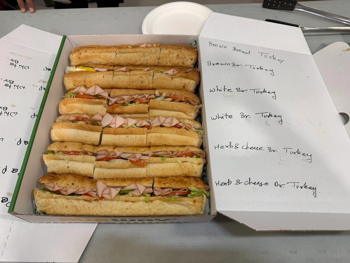Menu, Subway