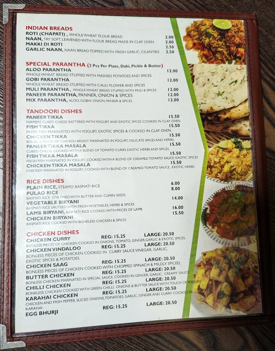 Menu, Sachdeva Sweets & Restaurant ltd