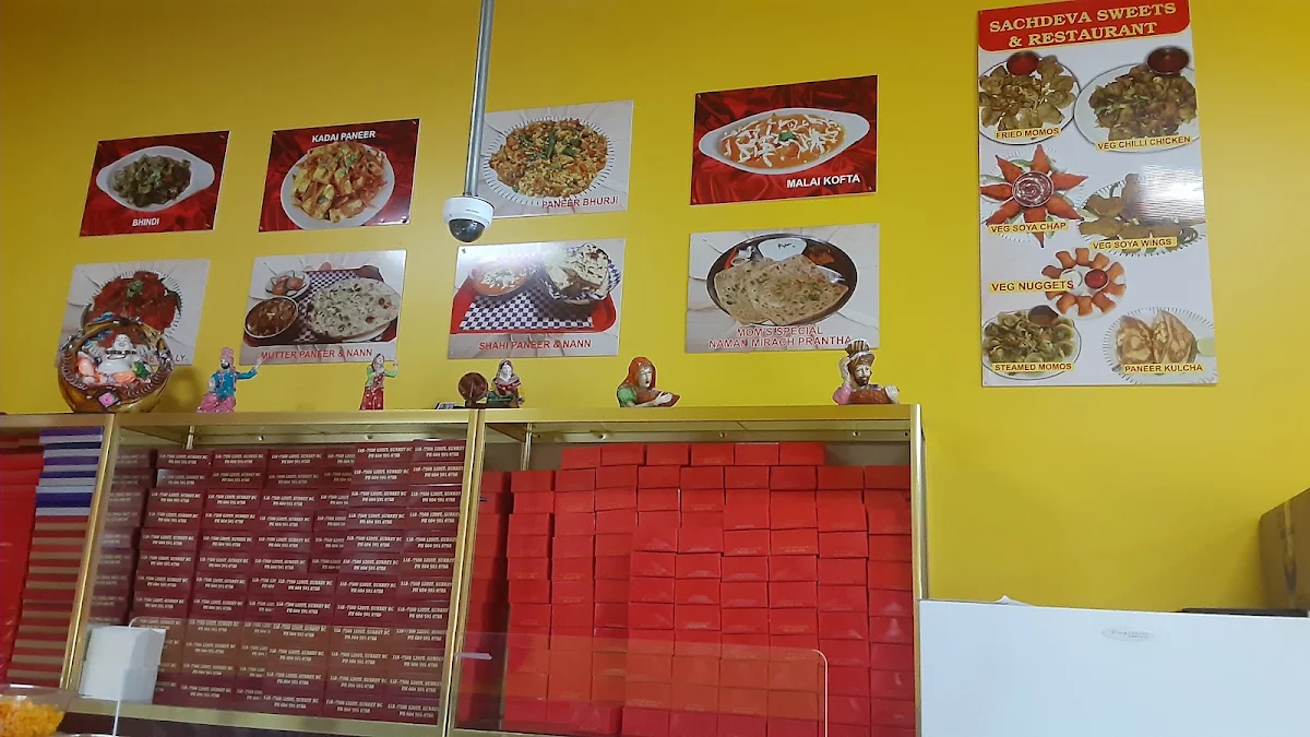 Menu, Sachdeva Sweets & Restaurant ltd