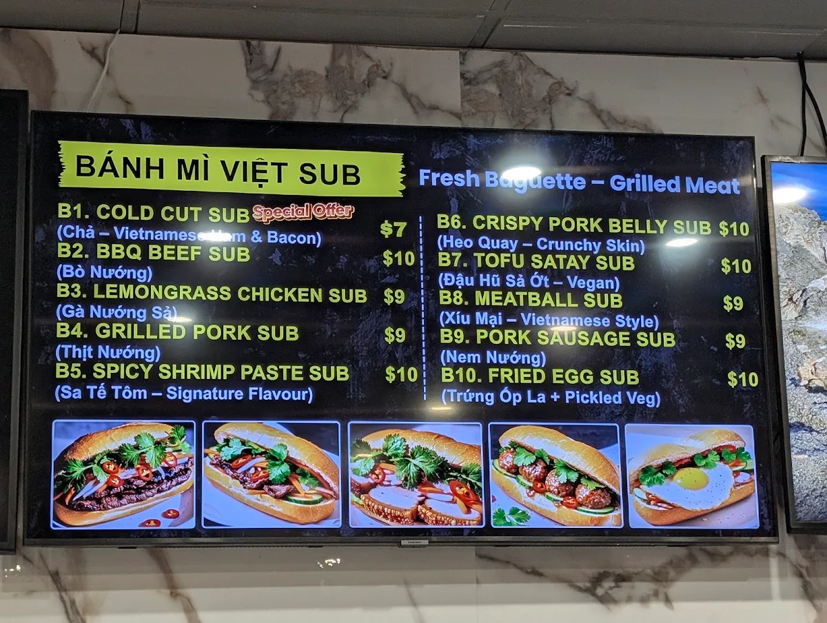 Menu, Saigonese Viet Kitchen