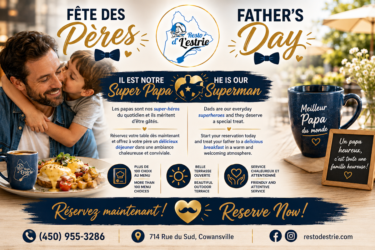 Menu, Resto d'l'estrie