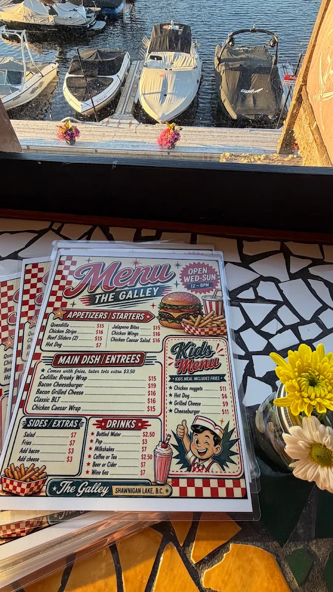 Menu, The Galley