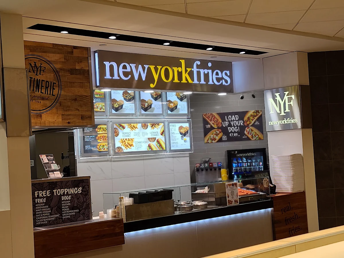 Menu, New York Fries Pacific Centre