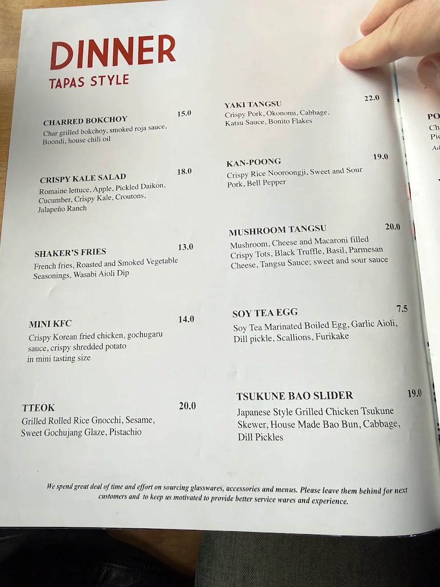 Menu, Pharmacii