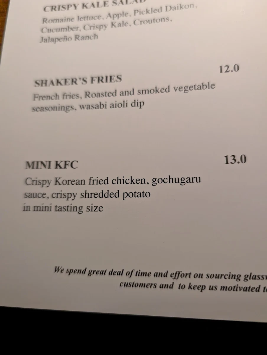 Menu, Pharmacii