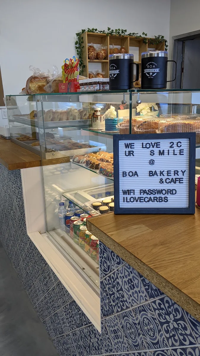 Menu, Boa Bakery