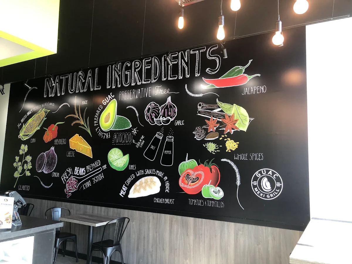 Menu, Guac Mexi Grill