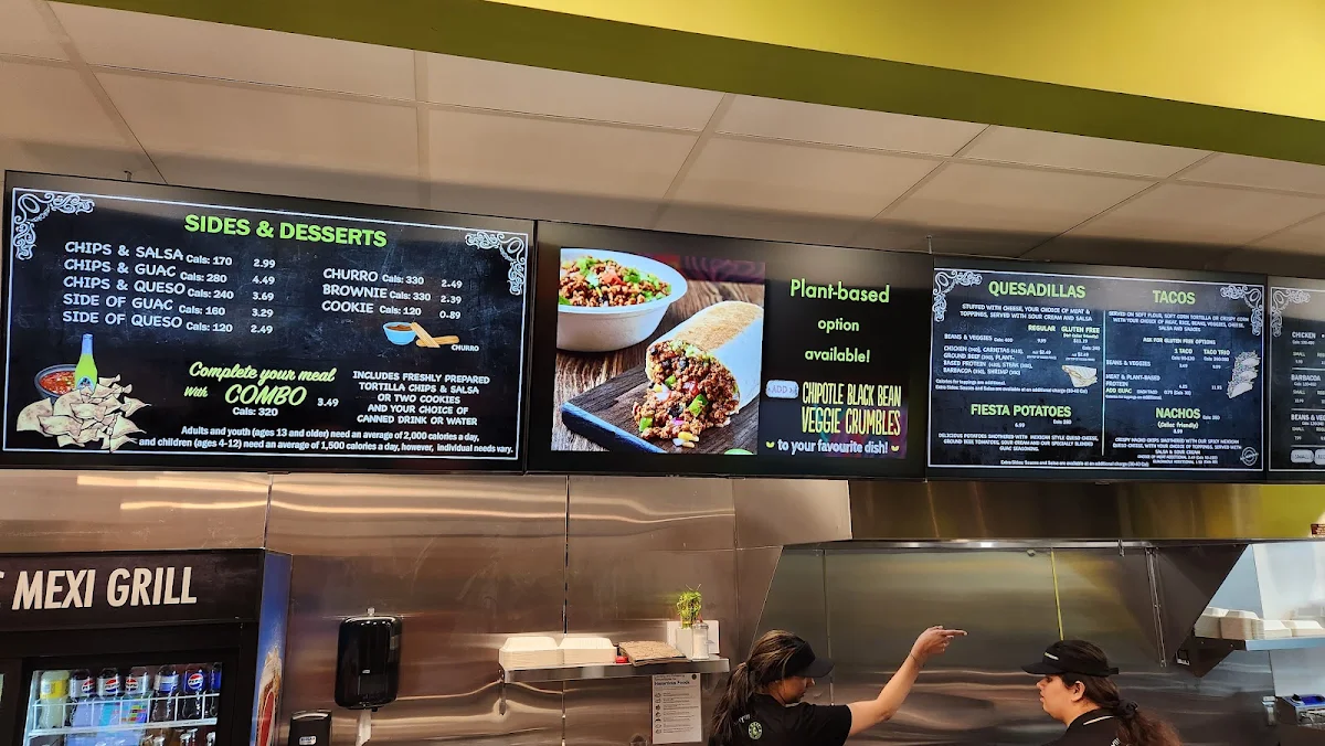 Menu, Guac Mexi Grill