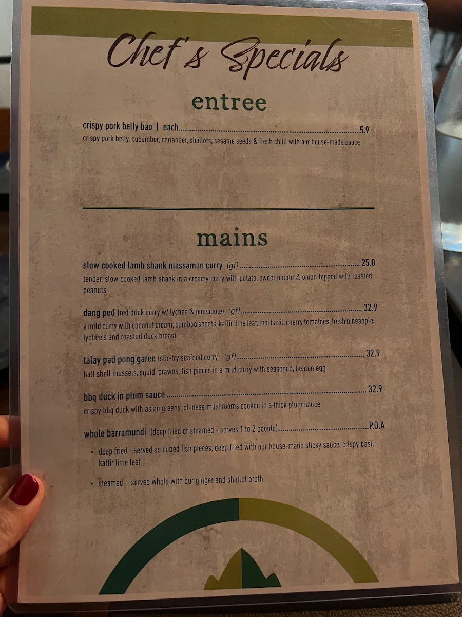 Menu, Infusion Cafe & Thai IS NOW KNOWN AS Alangkarn Thai Restaurant