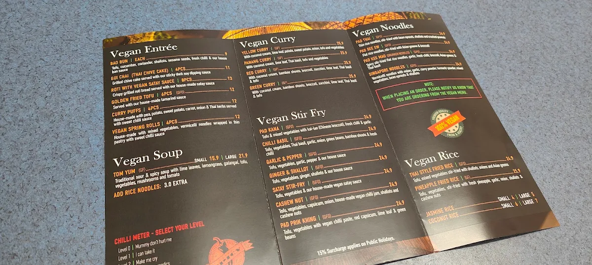 Menu, Infusion Cafe & Thai IS NOW KNOWN AS Alangkarn Thai Restaurant