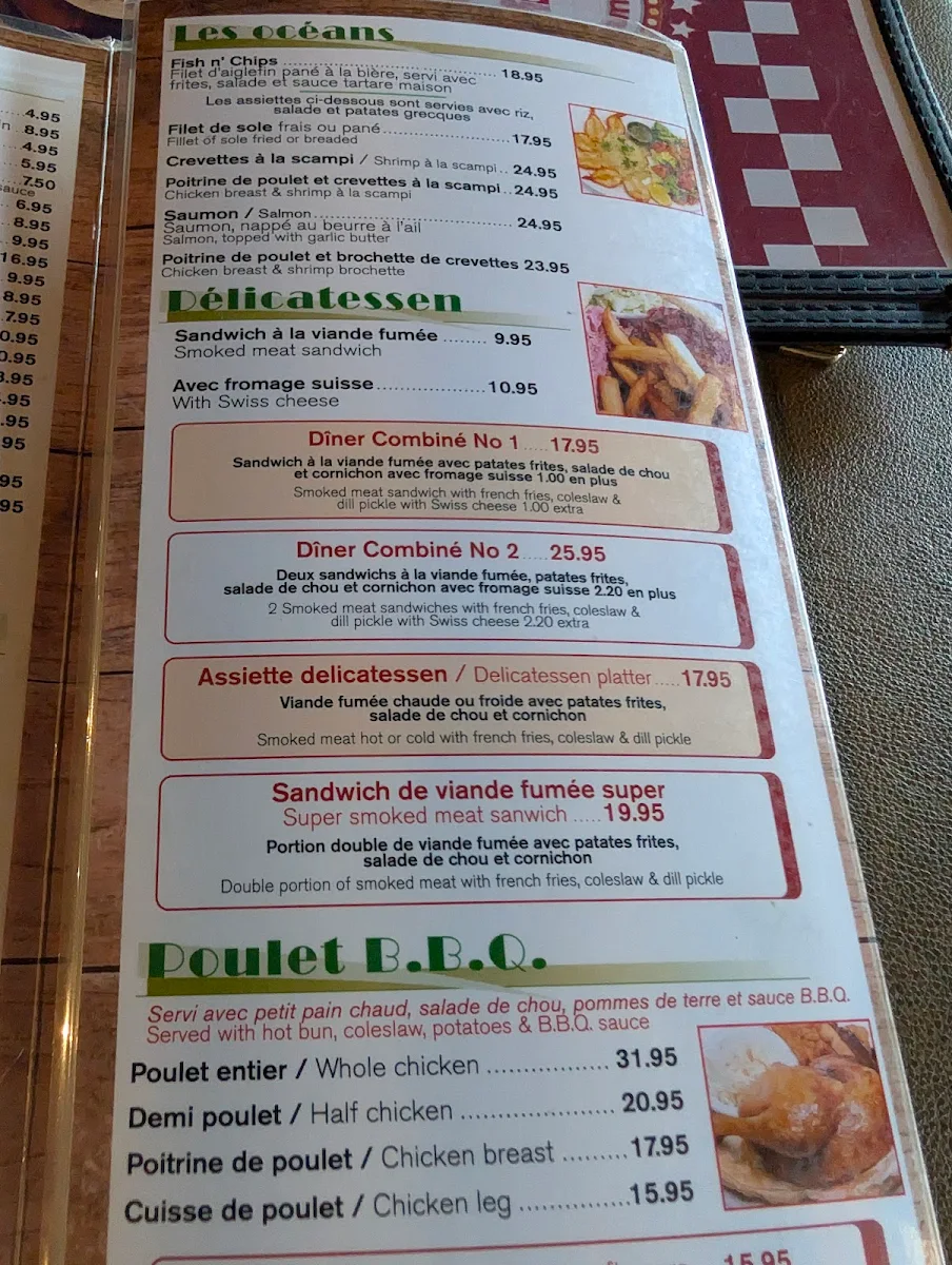 Menu, Restaurant Le Fumet