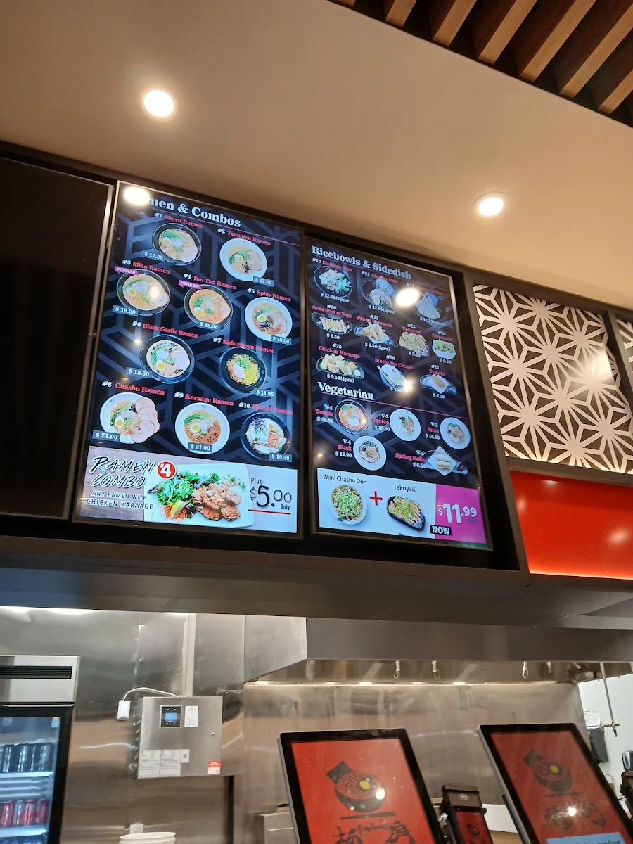 Menu, Menbow Ramen